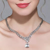 Mosang Diamond Luxury Pendant Necklace Female