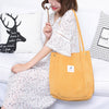 Source Manufacturers Korean Version Of The Trend Of Thickened Diagonal Canvas Ladies Bags