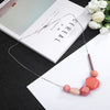 Fashion Party Necklace Women's Simple Resin Necklace