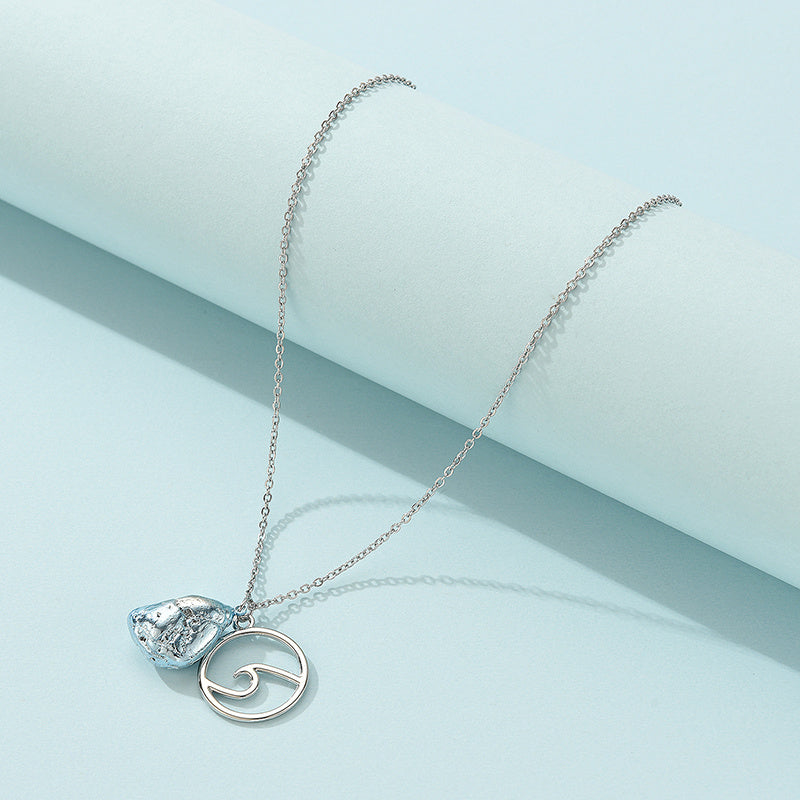 Fashion New Ladies Alloy Necklace Geometric Alloy Necklace