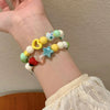 Cute LADYBIRD Beaded Bracelet Female Color