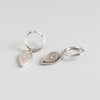 Geometric Water Drop Totem Diamond Earring Earrings Wild White Earrings