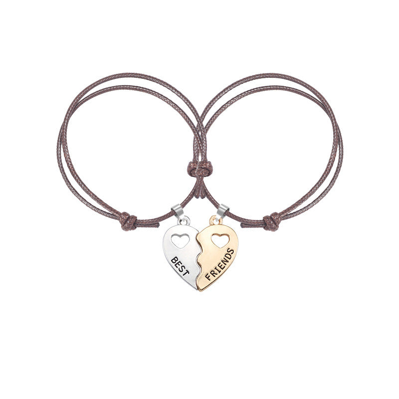 Personality Simple Alloy Bracelets For Men And Womencouple