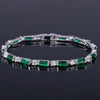 Zircon Bracelet Women Jewelry Platinum-plated Crystal Ladies Bracelet