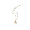 Lucky Lotus Pendant Necklace Women's Stainless Steel Yoga Necklace