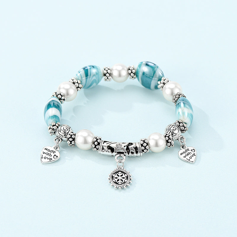 Fashion Long Bracelet All-match Pure Color Alloy Jewelry