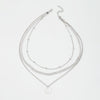 Necklace Female Geometric Disc Retro Trend Chain Necklace
