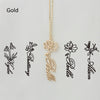 December Constellation Necklace Flower Name Necklace Customization