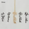 December Constellation Necklace Flower Name Necklace Customization