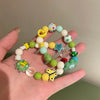Cute LADYBIRD Beaded Bracelet Female Color