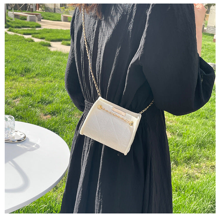 Women's Fashion Korean Style Environmental Protection Shoulder Messenger Lunch Small Square Bag