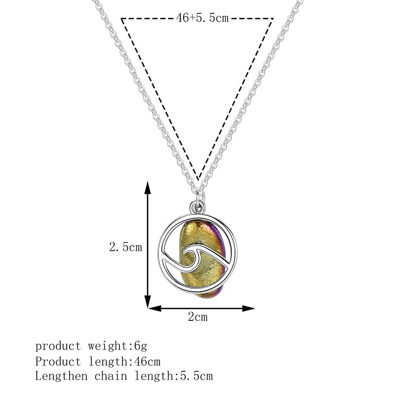 Fashion New Ladies Alloy Necklace Geometric Alloy Necklace