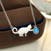 Cat Playing Ball Necklace Cartoon Cute Design Sense Necklace