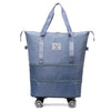 New Universal Wheel Travel Bag With Double-layer Dry And Wet Separation Fitness Yoga Shoulser Bags Sports Fitness Large Capacity Handbag Women