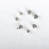 Multi-claw Diamond Zircon Pendant Necklace