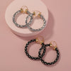 Exaggerated Trend, Thin Ear Hoop Hoop Earrings, Multi-color Combination Set Earrings