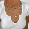 Multilayer Pearl Butterfly Necklace Multilayer Necklace Lady