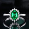 Colored Gemstone Princess Engagement Ring
