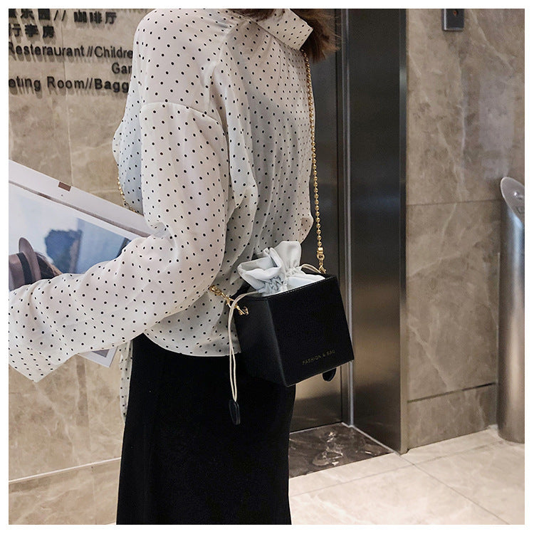 Women's bags new pumping bucket bag