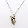 Solid heart necklace