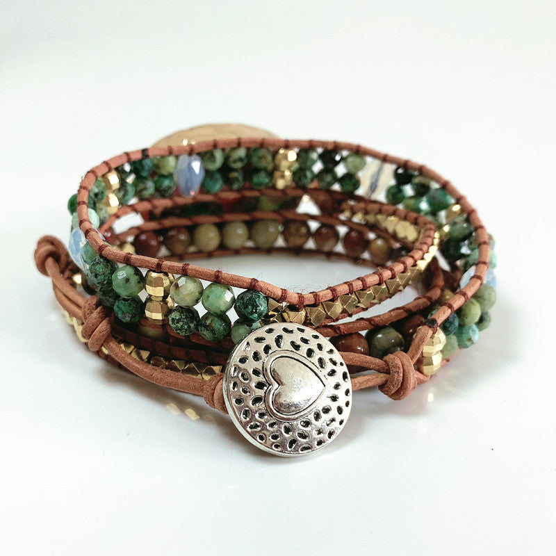 Stone color emperor stone bracelet
