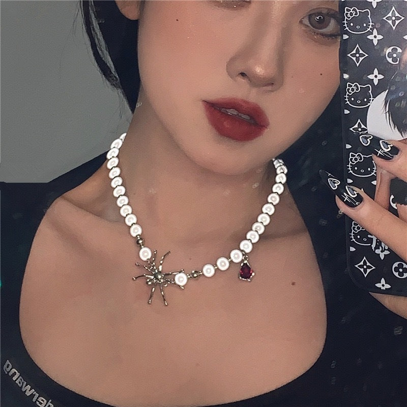 Clavicle Chain Necklace Pendant Detachable Twisting Stitching Necklace
