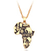 Africa Map Pendant Necklace Creative New Ghana Map Necklace