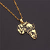 Africa Map Pendant Necklace Creative New Ghana Map Necklace