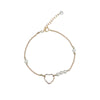 14K Gold Bag Natural Pearl Bracelet Women