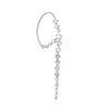Long Simple Earrings Female Diamond Stud Earrings