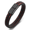 Titanium steel black woven Bracelet