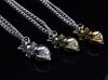 Solid heart necklace