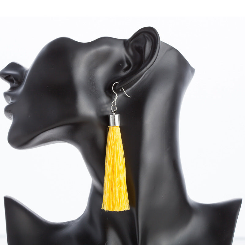 Bohemian tassel earrings