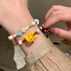Childlike Cartoon Rabbit Ceramic Bracelet For Women