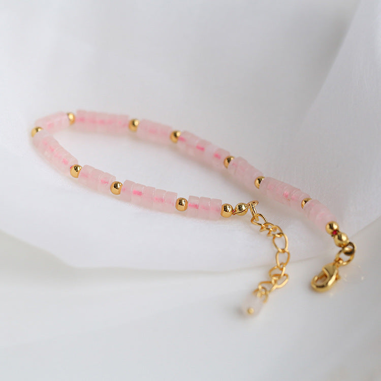 Women's Retro Fashion Color Stone Beaded Bracelet