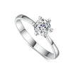 Zircon Micro Inlay Engagement Ring