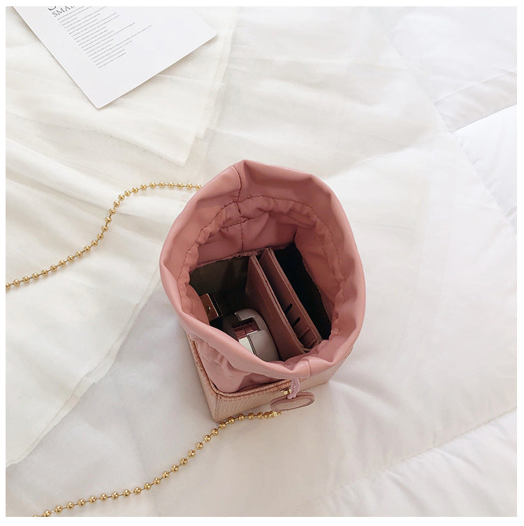 Women's bags new pumping bucket bag