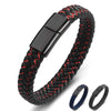 Titanium steel black woven Bracelet