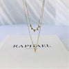 Metal geometric necklace