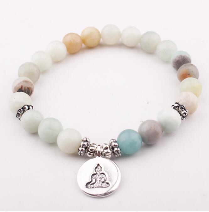 Black Gallstone 108Mala Bead Bracelet