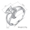 Creative and simple temperament fox ring