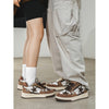 Brown Star Retro Board Shoes For Men