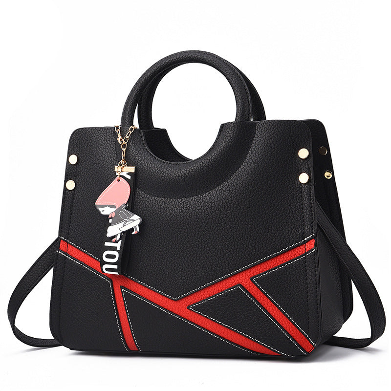 Women's bags new bag women's European and American big bag fashion women's bag slung slung single-shoulder handbag