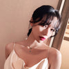 Scalloped Crystal Necklace