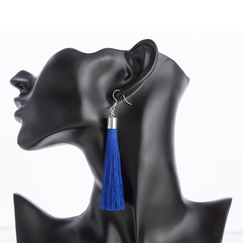 Bohemian tassel earrings