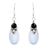 White Moonstone Earrings