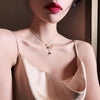 Scalloped Crystal Necklace