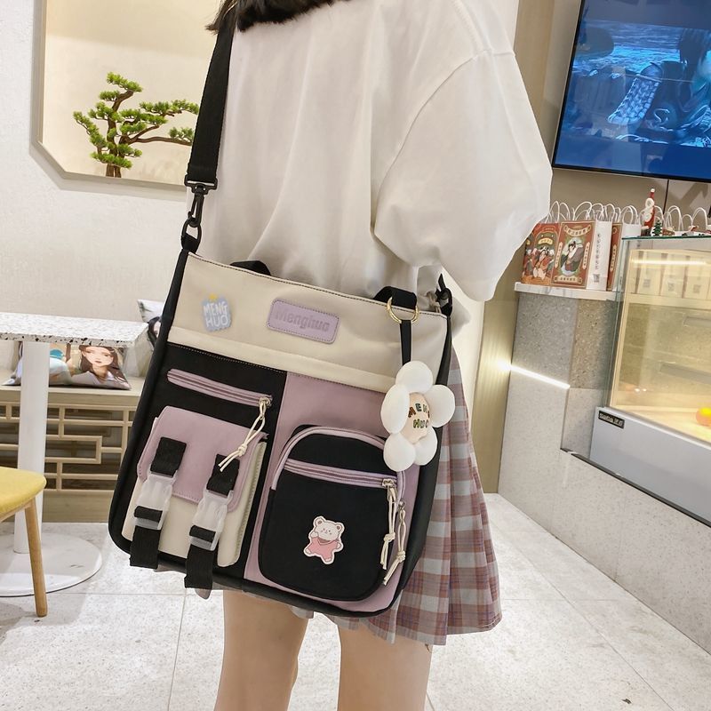 Women's All-match Large Capacity Canvas Bag Messenger