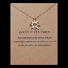 Sun alloy necklace