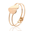 Frosted double heart bracelet women